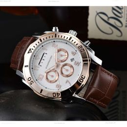 lwcity watch Quartz Watches Six Needle Chronograph Full Function Quartz Men's Business Gentleman Popular Chronograph Watch With original box 09b0