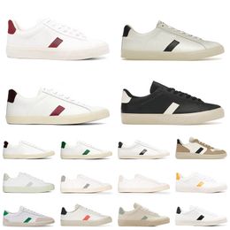 Designer Fashion Vejasneakers Womens Men Casual Shoes White Black Blue Grey Rubber luxury lightweight comfort Flat bottom sneakers