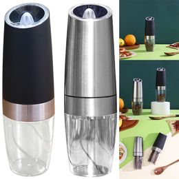 Electric Salt and Pepper Grinder Automatic Gravity Spice Mill Cumin Pulverizer Kitchen Gadgets for Cooking Seasoning 240429
