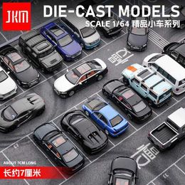 Diecast Model Cars JKM 1/64 Jeep Mazda Bugatti Mitsubishi Toyota Hummer Lexus Die Cast Car Model Decoration Cas Boys Toy Gift Decoration WX