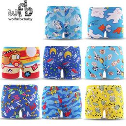 Shorts 3-6 years of free size diving suits cartoon prints toddlers children boys swimming rods swimsuits beach swimsuits summer swimsuits d240516
