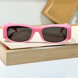 Pink Grey Sunglasses Rectangle Chunky Women Men Designe Sunglasses Summer Eyewear Glasses Sunnies Gafas de sol Shades UV400 Protection Eyewear