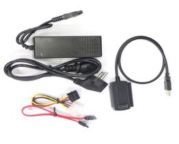 1 Sets USB 20 to IDE SATA SATA 25 quot35quot HD HDD Hard Drive Adapter Converter Power Cable OTB US EU Plug1537507