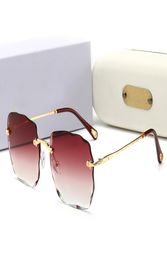 High Quality Fashion Round Sunglasses Mens Womens Brand Designer Sun Glasses Metal frame UV400 Lenses Better with cases and box1047153