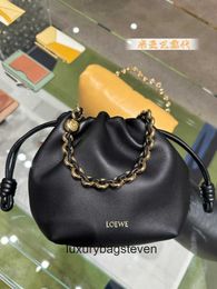 Loeiwe High end Designer flamencos bags for womens trendy fashion New Lucky Bag Mini Cloud Bag Single Shoulder Crossbody Bag Original 1:1 with real logo and box