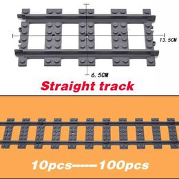 Other Toys Train track model setting straight curve assembly building blocks DIY building boys and girls toys childrens gifts S245163 S245163