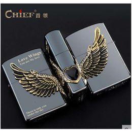 Leader CF0746 Dreamy Angel Pure Copper Creative Kerosene Lighter