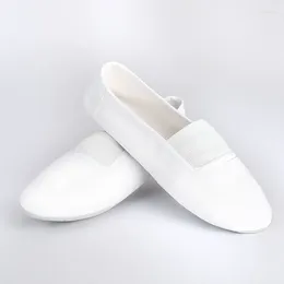 Dance Shoes USHINE EU22-45 Inner Upgrade White Shaping Case Flat Yoga Teacher Fitness Gymnastics Ballet For Kids Female Man