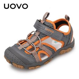 ly arrived childrens fashionable footwear soft and durable rubber sole UOVO childrens shoes comfortable boy sandals #22-34 240513