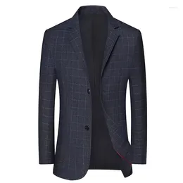 Men's Suits High Quality Blazer British Style Job Interview Elegant Business Fashion High-end Simple Casual Gentleman Suit Jacket