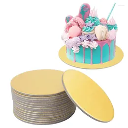 Baking Tools 10/16/22/26cm Round Cake Boards Set Cakeboard Base Disposable Paper Cupcake Dessert Tray For Wedding Birthday Party 7