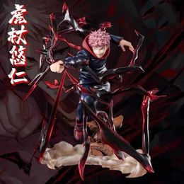 Action Toy Figures 22cm new Jujutsu Kaisen Itadori Yuji handmade action character original handmade PVC model animated character series toy gift S2451536