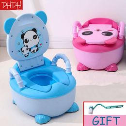 Panda Baby Boys and Girls Potty Training Children's Pot Urinal Infant Cute Toilet Seat WC -Free Cleaning Brush L2405