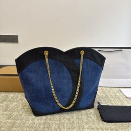 CH TOTE denim luxury bag High quality designer handbags Festival woman handbag shoulder bags designers women-2