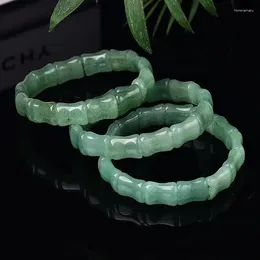 Charm Bracelets Natural Green Aventurine Stone Bracelet For Women Men Simple Energy Academic Magnetic Field Jewellery Wholesale