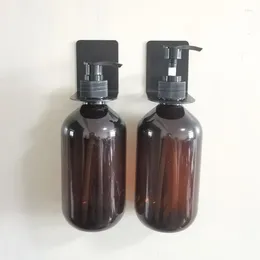 Liquid Soap Dispenser LIUYUE Press Type Lotion Brown Empty Bottle 500ML Bathroom Shampoo Large-Capacity Emulsion Container