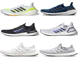 2023 Ultraboosts 20 UB 21 Männer Running Shoes Ultra 40 50 Kernschwarzweiß Solar Blau Gold Metallic Tech Indigo Purple Dash5428209