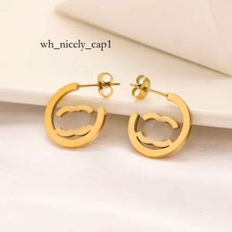 Chanells Sneaker Designer Brand Letter Stud Earrings Luxury Women Gold Plated Silver Stainless Steel Never Fade Girls Wedding Party Jewellery Accessories 8140