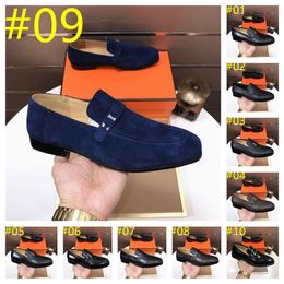 2024 Scarpe da posate da maschere da uomo italiano uomini zapatos de hombre in pelle slip-on in pelle lussuosa scarpe da guida marrone nero marrone mocsin taglia 38-46