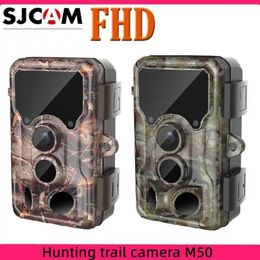 Sports Action Video Cameras SJCAM M50 24MP 1296P Wildlife Trail Camera Photo Trap 38-IR LED PIR Hunting Wildlife Camera WiFi 2.4GHz Monitoring and Tracking B240516