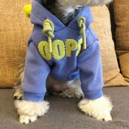 Dog Apparel Fashion Pet Clothes For Small And Medium-sized Dogs Autumn Winter Warm Hoodie Schnauzer Puppy