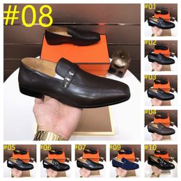 2024 Scarpe da uomo italiano Dress Oxford Genuine Moca