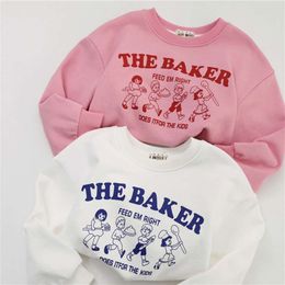 2023 Spring Children Sweatshirts Long Sleeve Tops for Kids Cartoon Girls Shirts Boys Tees Toddler Outfits Baby Outerwear Clothes L2405
