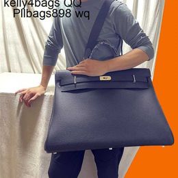 50cm Handbag Totes Handmade 10a Cowhide Togo Limited Edition Customization Large size Version For Business mens handbaghave logo qq N3CAT313NUI9