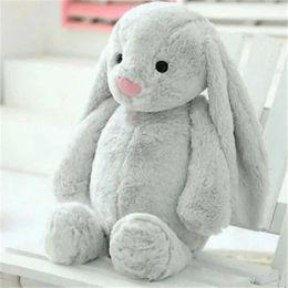 Stuffed Plush Animals 30/40cm Cute Toy Filling Rabbit Doll Baby Sleep Companion Long Ear Childrens Gift Q240515