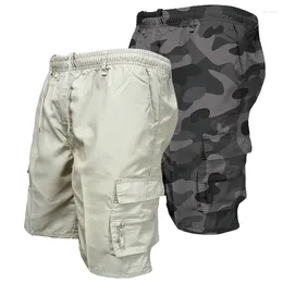 Men's Shorts Cargo Loose Casual Multi-pocket Outdoor Army Tactical Workout Pant Male Overall Cycling Sports Cloth