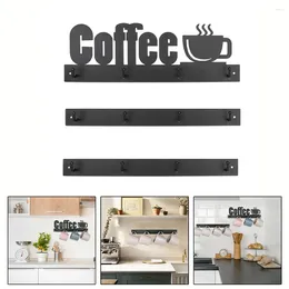Kitchen Storage Coffee Decor Wall Bar Mug Cup Rack Holder Display Cafe Wall-mounted Racks Holders Home Organisation