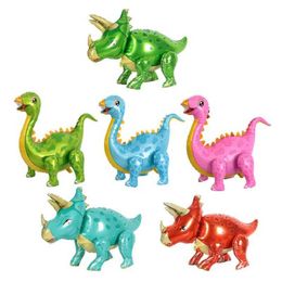 Party Balloons Large 4D Walking Dinosaur Foil Balloons Boys Animal Balloons Children Dinosaur Birthday Party Jurassic World helium globals