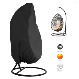 Storage Boxes Hanging Swing Egg Chair Dust Cover With Zipper Anti UV Sun Protector Outdoor Garden Patio Waterproof Rattan Seat Furniture