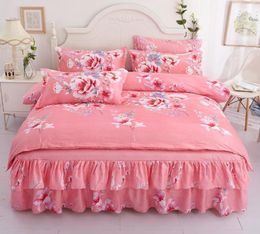 designer bed comforters sets Print Cotton Bedding Set Designer 1Bed Sheets Fashion Cotton Cover Pillow Cases Classic Soft Duvet C3592369