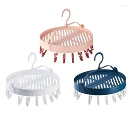 Hangers Swivel Rack Wind-proof Steel Drip Stainless 36 Hanging Sock Pegs Drying With Laundry Hanger Foldable