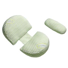 Pregnancy Pillow Ushaped Waist Pillows Maternity Cotton Sleeping Bedding Body Cushion Nursing for Pregnant 240516