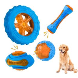 Kitchens Play Food Rubber dog toys for dogs to chew bite and withstand compression training interactive dog toys for cleaning large dog teeth S24516