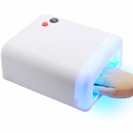 36W Nail Dryer Lamp UV Gel Nail Polishes Curing Light 4 Nail Bule Tube Manicure Equipment Tools1320558