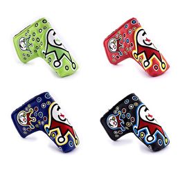 PU Golf Putter Headcover Sticker Buckle Golf Club Protective Cover Durable Universal Anti-Collision Pressure Outdoor Accessories 240516