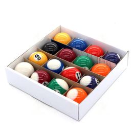 16Pcs 38mm Mini Billiard Balls Pool Table Resin Portable American Accessories for Kids 240506