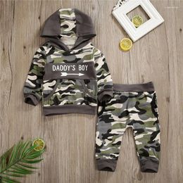Clothing Sets 6-36Months Born Clothes Camouflage Hoodies Sweatshirt Long Pants Baby Boys Outfits Sports Tracksuits For Girls 2024