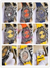 Limited Edition Diver Yellow 44mm Rubber Strap Transparent Back 316L Steel Sapphire Automatic Fashion Men039s Watches Wristwatc8994328