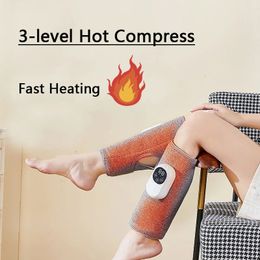 Eletric 360° Pressotherapy Leg Calf Massager Arm Feet 4level Air Pressure Airbag Vibration Muscle Relax Pain Relief Recharge 240513