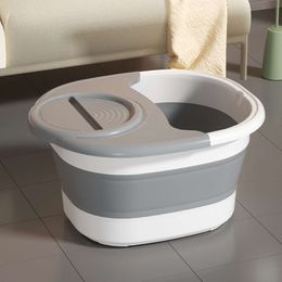 Foldable Home Massage Wash Leisure Health Bucket Children Bath Basin Portable Soak Foot Tub L2405