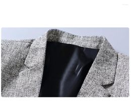 Men's Suits High Quality Blazer Fashion British Style Italian Casual Elegant Business Dress Gentleman Slim Fit Single