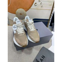 Italy New Designer Esigner H 641 Casual Shoes H641 H630 Hogans Shoe Womens For Man Summer Fashion Smooth Calfskin Ed Suede Leather High Quality Hogans Sneakers 5Cd