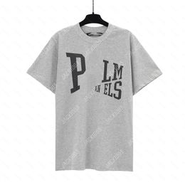 Palm PA Harajuku 24SS Spring American Retro Letter Printing Logo Luxurys T Shirt Loose Oversize Hip Hop Unisex Short Sleeve Tees Angels 2259 OEY