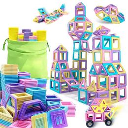 Magnetic Blocks Large size magnetic designer building set model and building toy magnetic block DIY childrens education toy WX5.17