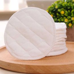 Breast Pads 12 pieces of 3-layer reusable breast care pads waterproof washable soft cotton absorbent baby breast feeding for mothers d240516