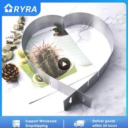 Baking Moulds Moulds Simplicity Rapid Prototyping Heart Six Card Slots Reusable Kitchen Supplies Cake Pan Health Non Viscous Mould